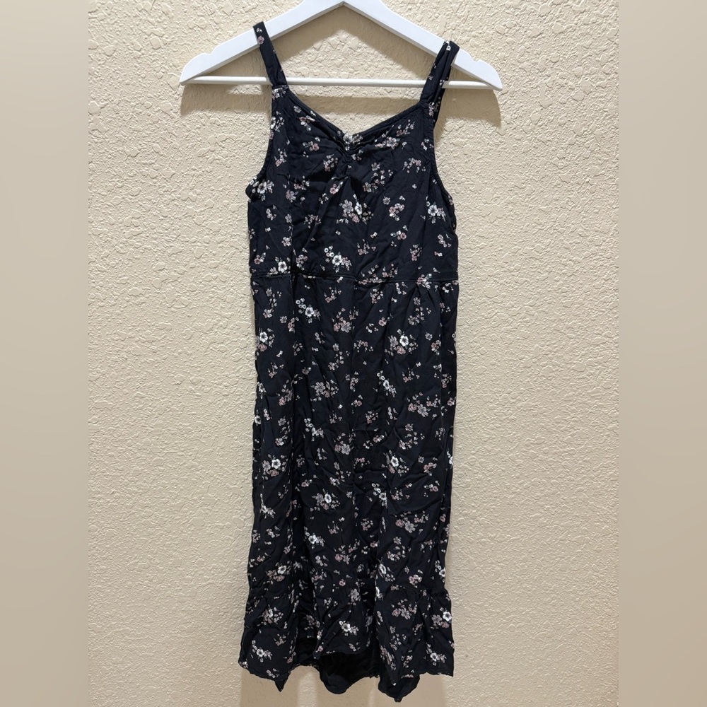 Abercrombie Floral Black/Navy Dress